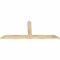 Ekena Millwork Portland Rough Sawn Timber Gable Bracket, Douglas Fir, 60"W x 25"H x 2"D x 4"F, 10/12 Pitch GBW060X25X0204POR00RDF - alternate 3